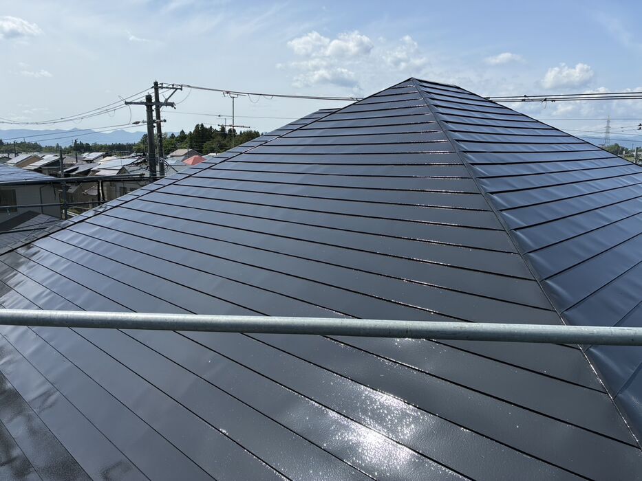 画像3723：屋根塗装工事（シリコン樹脂）